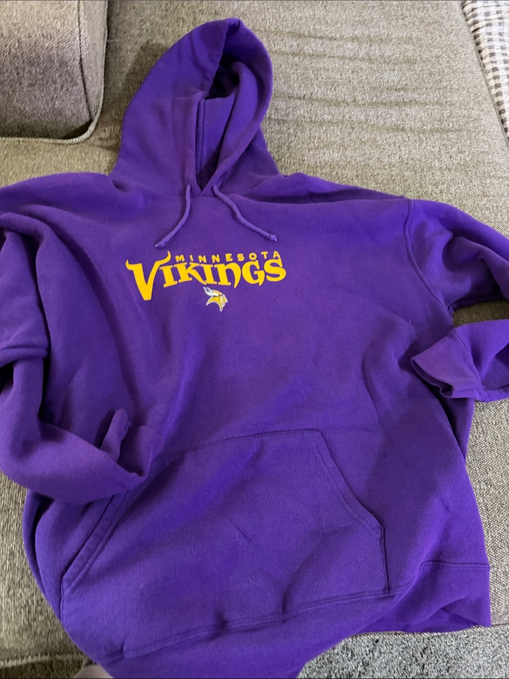 Minnesota Vikings NFL Hoodie XXL Pullover - Picture 3 of 7